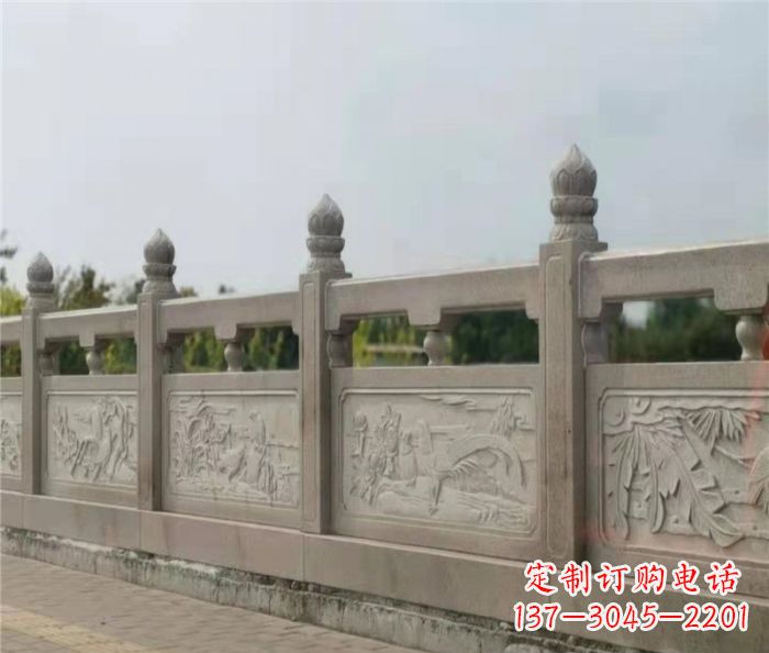 开封泰山大理石浮雕栏板雕塑