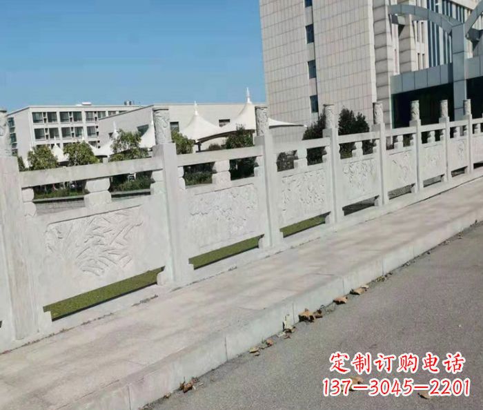 开封精美大理石浮雕栏板