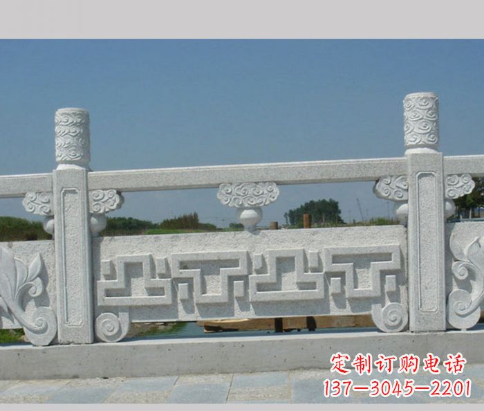 开封公园景观大理石栏板雕塑
