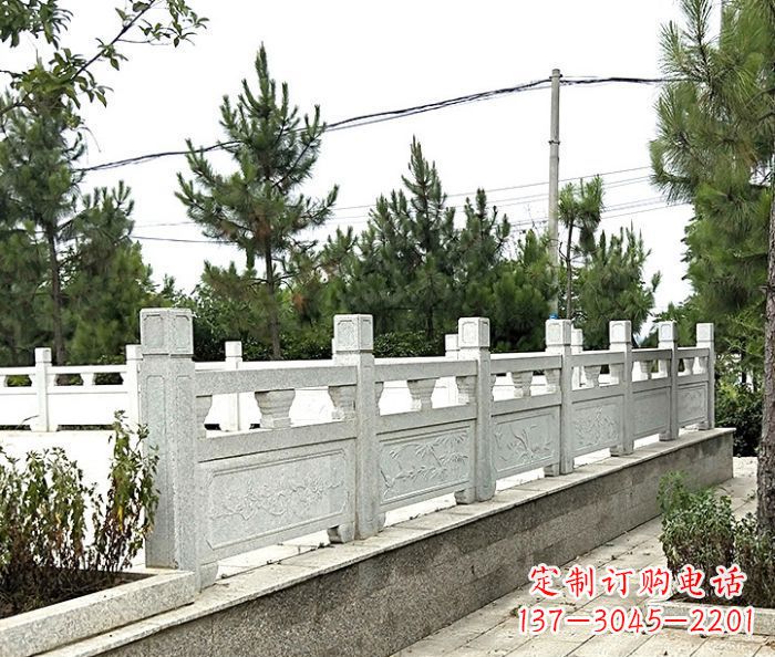 开封大理石栏板石雕,构筑公园景观