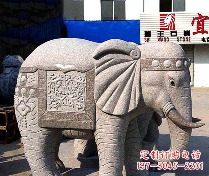 开封高品质缅甸大象雕塑