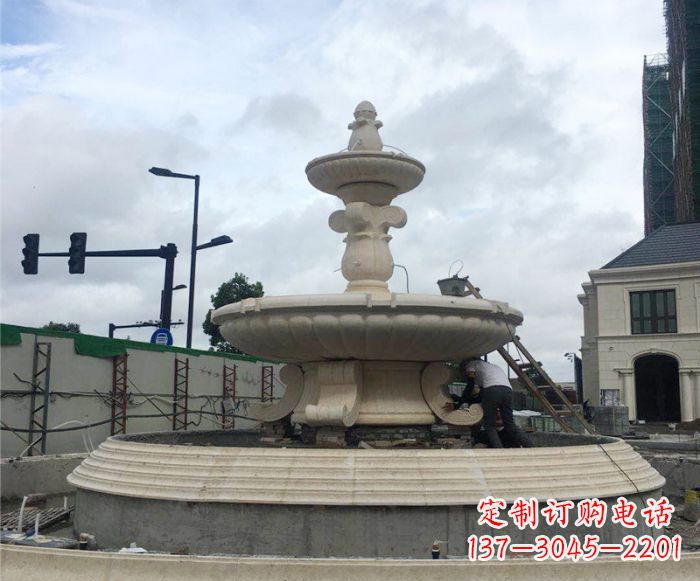 开封公园景观大型喷泉石雕