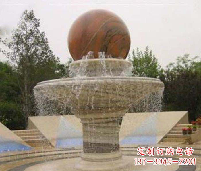 开封精致禅意风水球雕塑