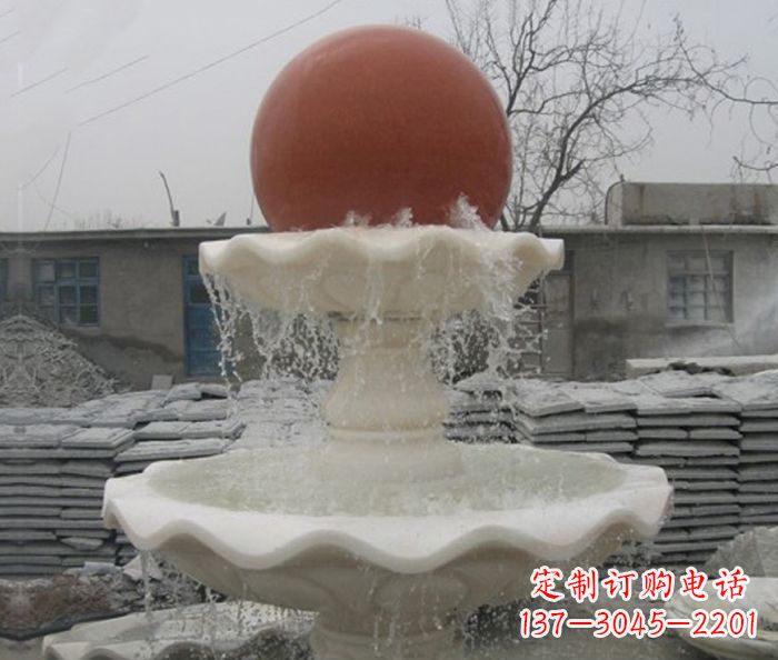 开封精美风水球石雕