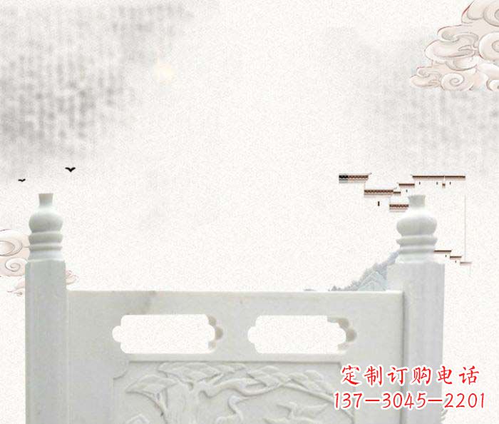 开封中领雕塑汉白玉石栏板雕塑