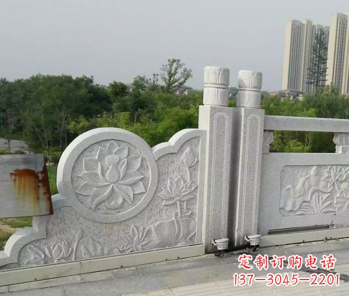 开封汉白玉石雕栏板