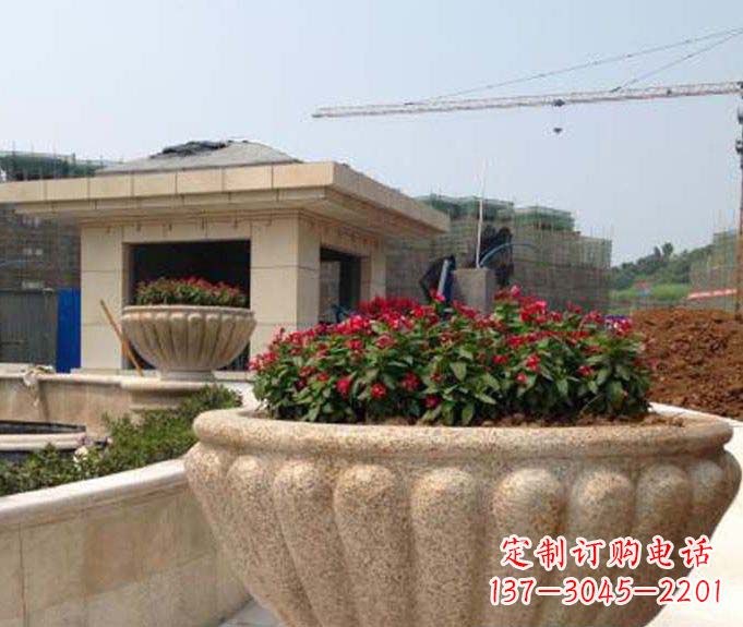 开封公园景观花盆石雕