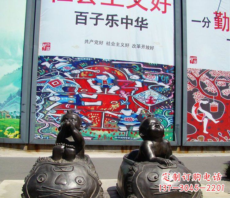 开封出众的老虎仿铜雕塑