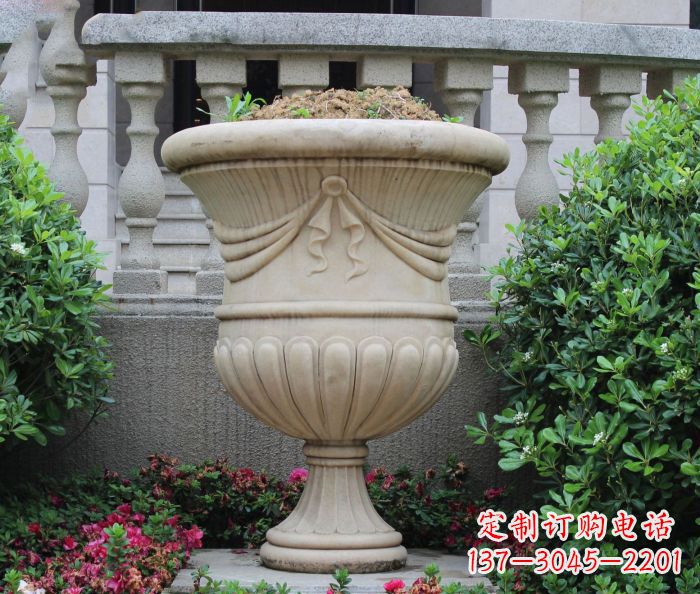 开封欧式风格花盆雕塑