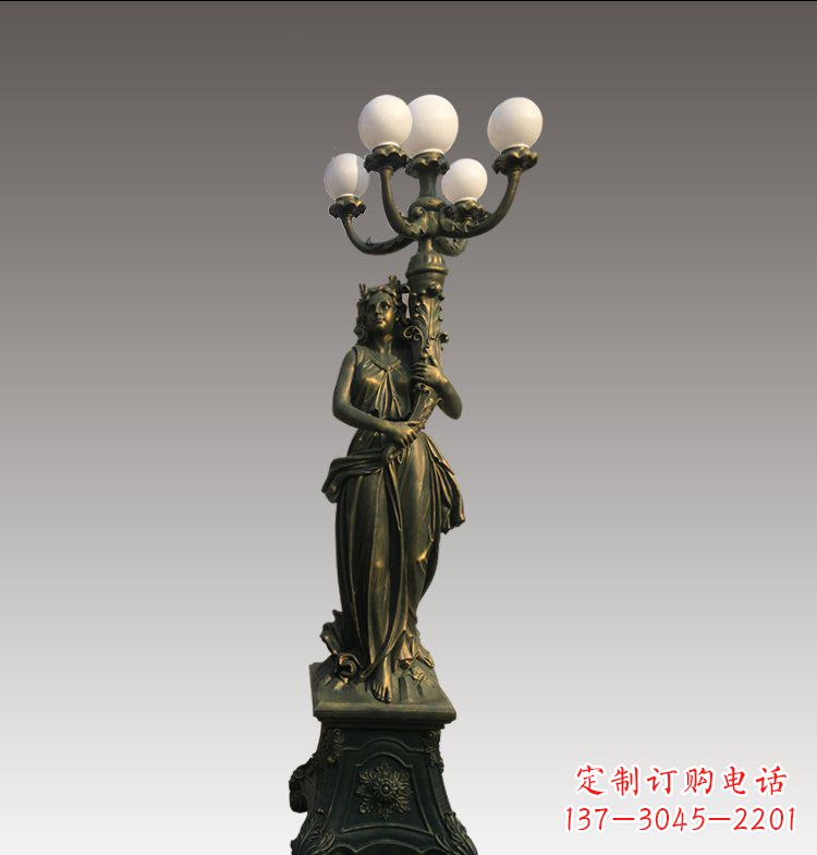 开封风采依旧的美丽女子雕塑