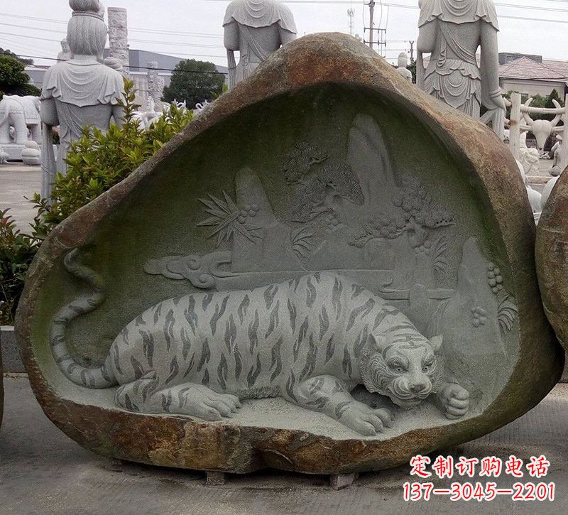 开封公园老虎石雕