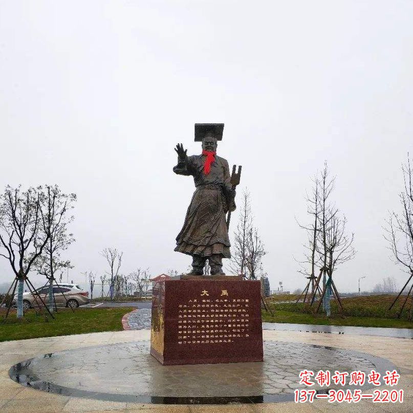 开封中领雕塑古之名人雕像 尽显传承精神