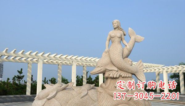 开封中领雕塑 | 精致海豚雕塑