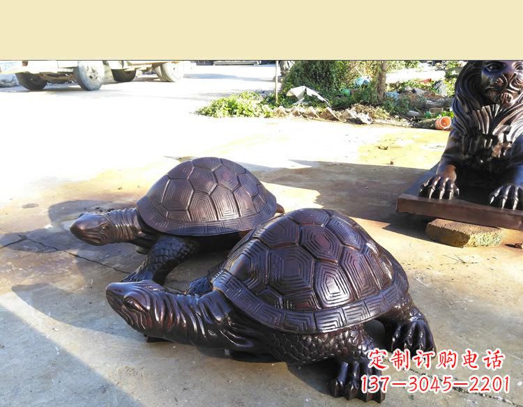 开封温情乌龟铜雕