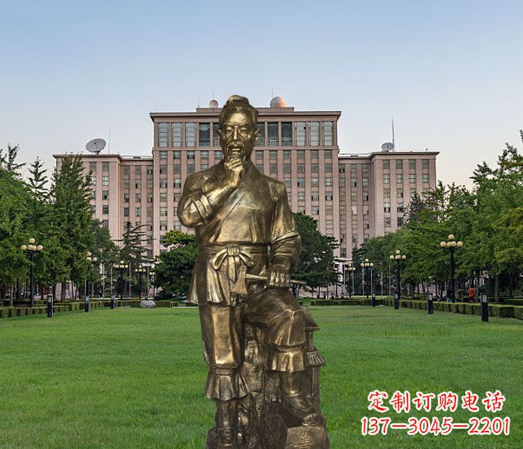 开封传承古代精湛工艺,精美细腻的鲁班雕塑