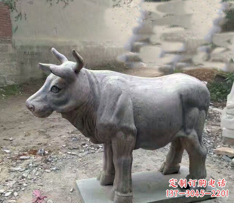 开封艺术匠心 ─── 青石牛石雕塑