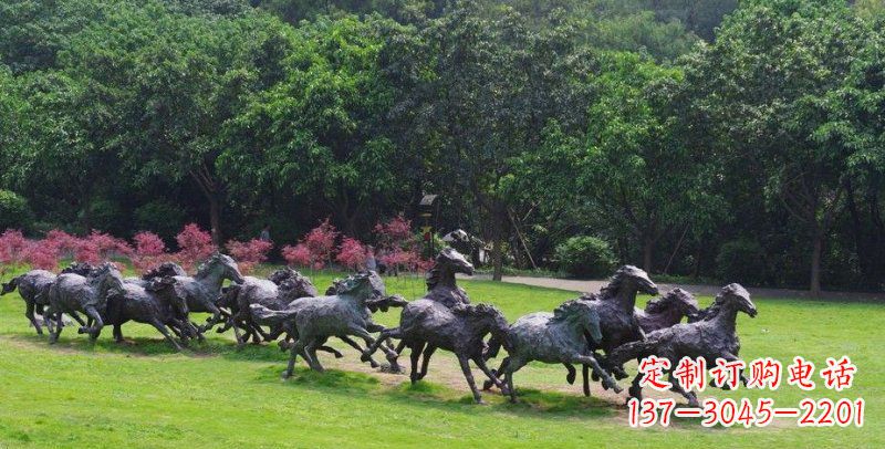 开封中领雕塑精美细腻的动物铜雕