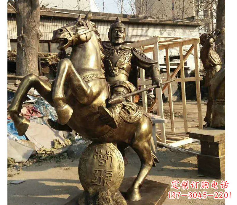 开封高雅骑马雕塑