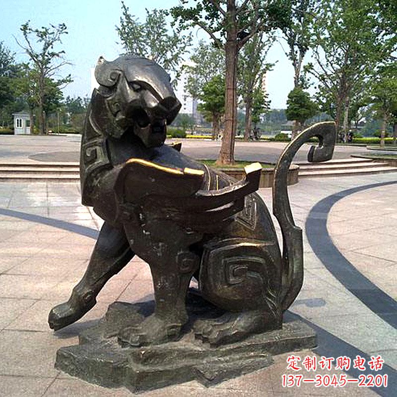 开封中领雕塑——精美独特的貔貅雕塑