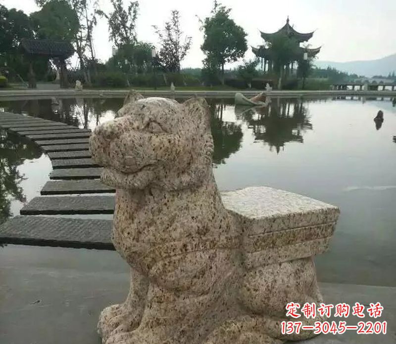 开封中领雕塑—十二生肖石虎雕塑