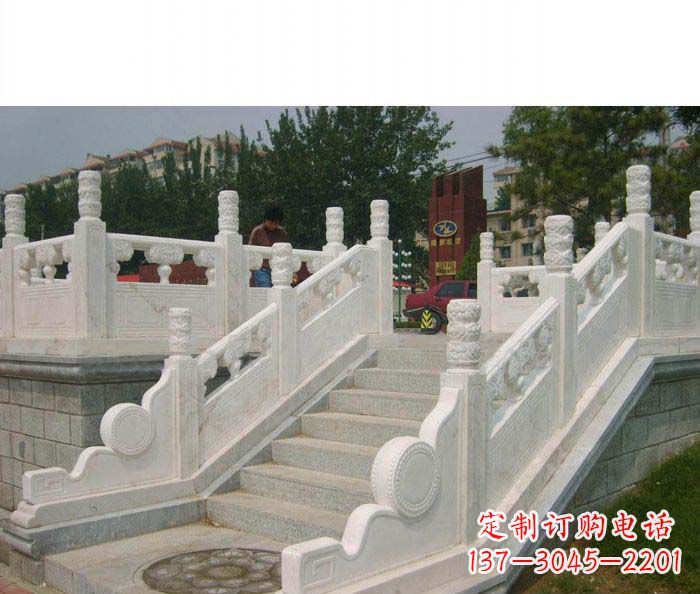 开封精美大理石栏板雕塑