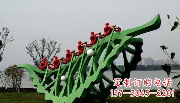 开封不锈钢树叶雕塑