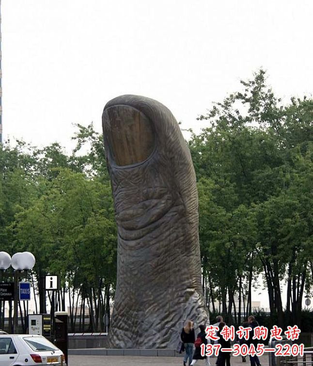 开封中领雕塑大拇指铜雕竖立景观