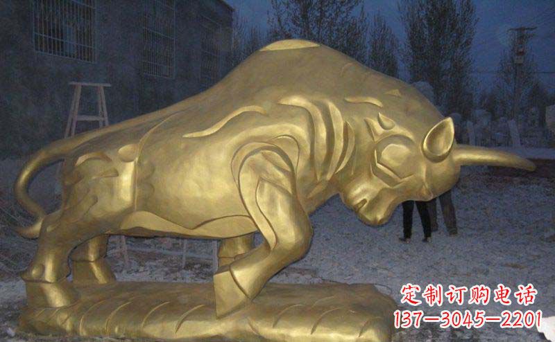 开封拓荒牛铜雕—瑰丽壮观的动物雕塑