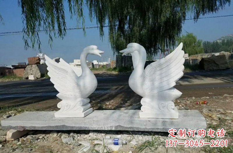 开封公园天鹅石雕