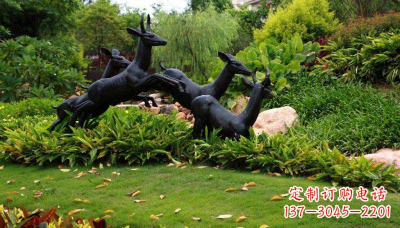开封活力无限的动物铜雕