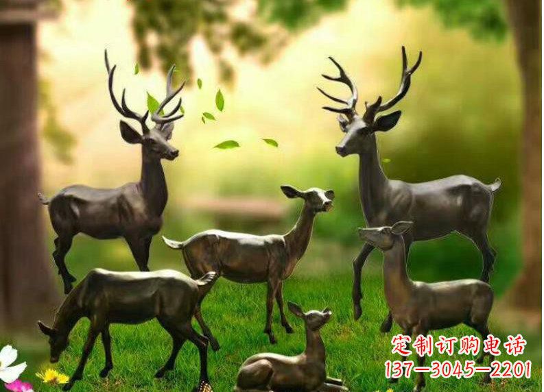 开封公园动物铜雕塑