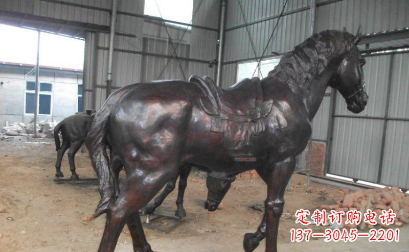 开封公园铜马动物铜雕