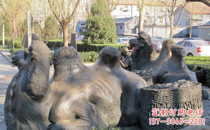 开封特大型骆驼铜雕