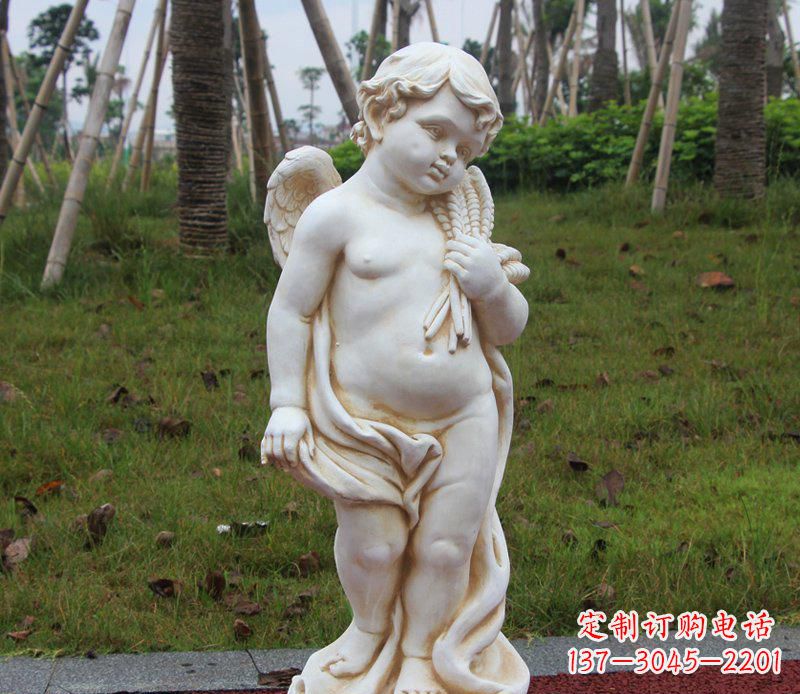 开封公园西方小天使雕塑