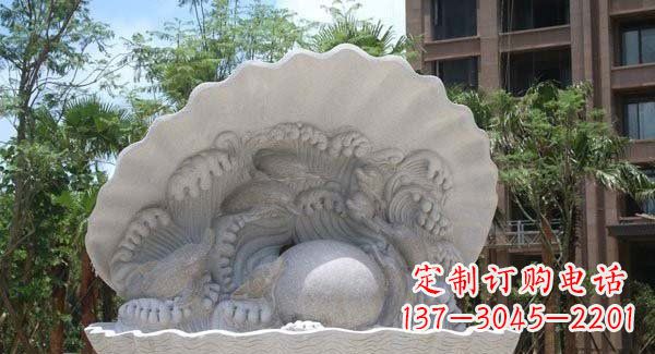 开封公园小区动物喷泉石雕