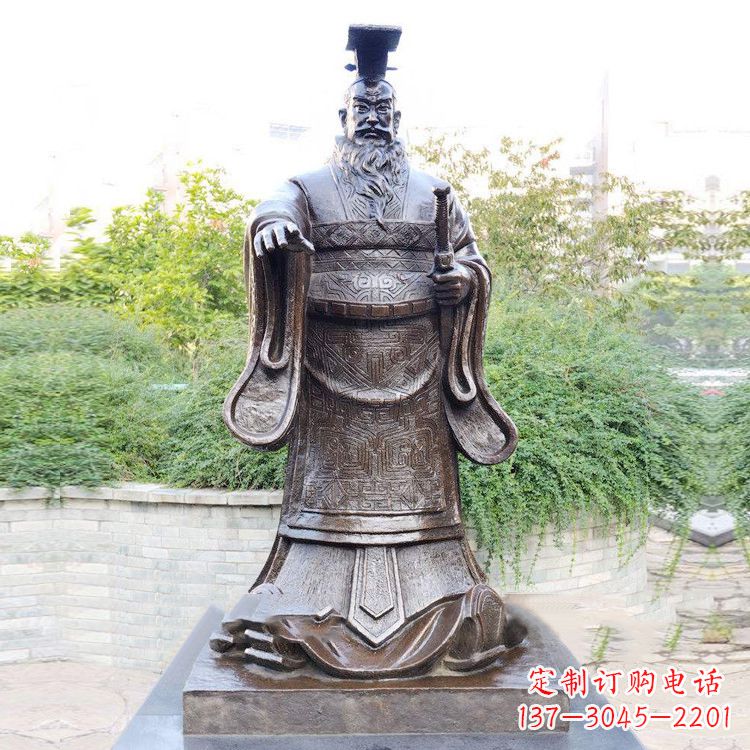 开封秦始皇雕塑,永恒的历史符号