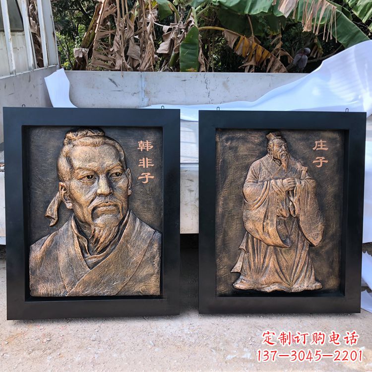 开封中领雕塑专业的古代历史名人头像雕塑定制