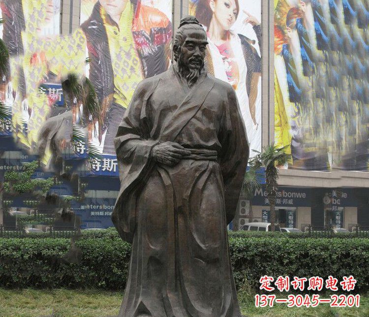 开封古代名人李时珍铜雕