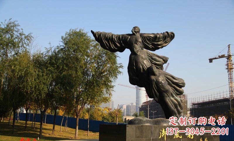 开封古典巨匠苏轼的铜雕之美