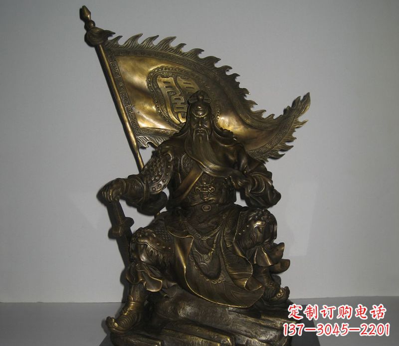 开封经典传承|古代名人关公铜雕