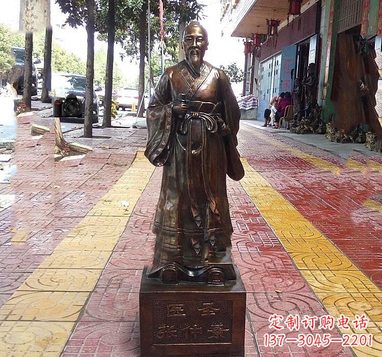开封张仲景全新铜雕系列