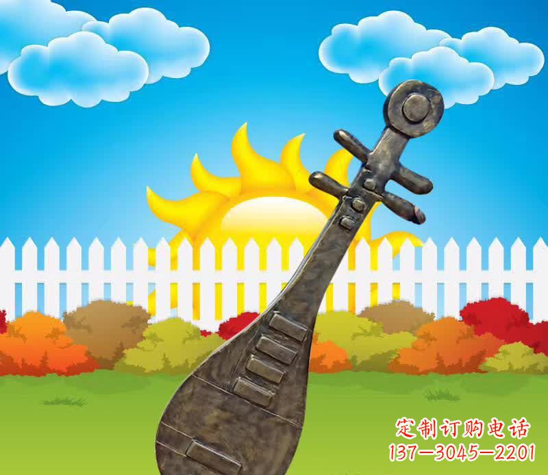 开封精美古典琵琶雕塑