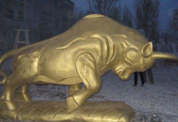 开封拓荒牛铜雕—瑰丽壮观的动物雕塑