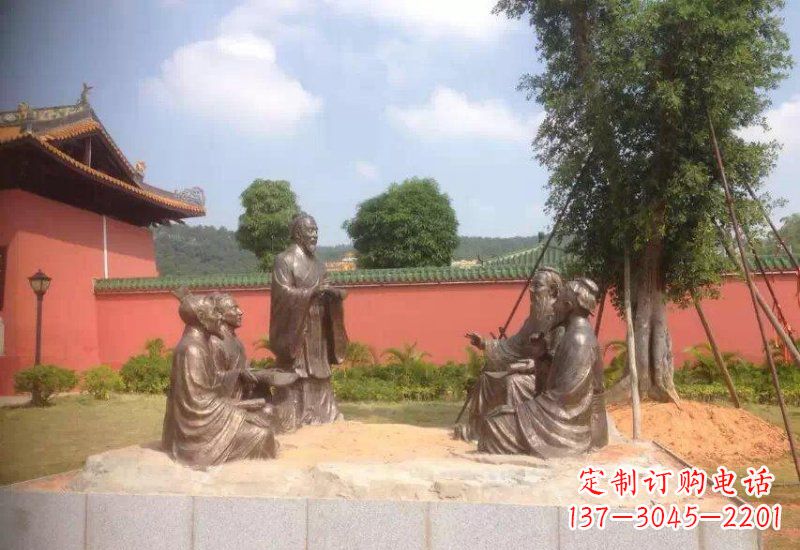开封经典经典,传承孔子之魅力——孔子铜雕