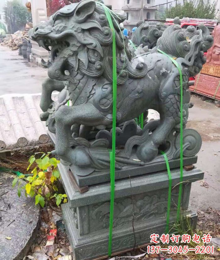 开封麒麟之美——灵动古典古朴的古代神兽石雕
