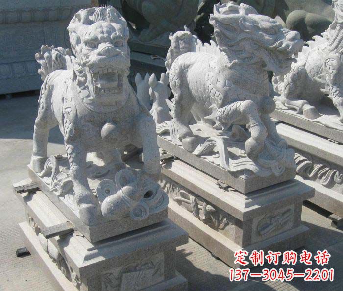 开封优质古代神兽麒麟石雕