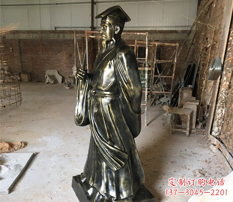 开封千古经典——代表古代艺术审美的王羲之雕塑