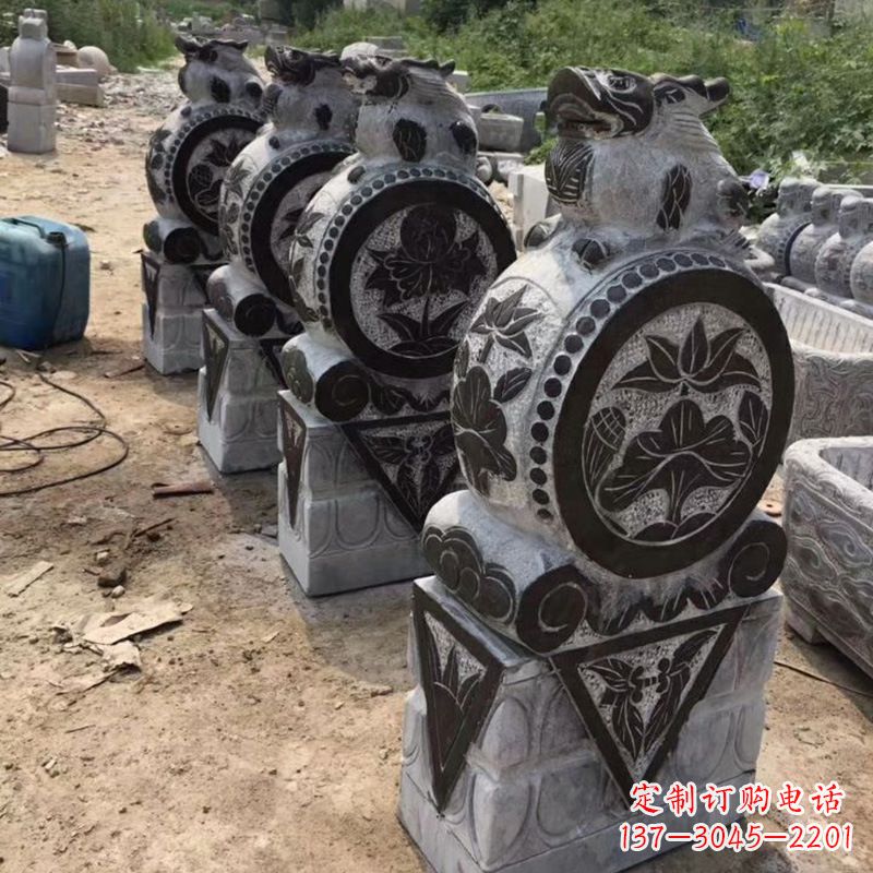 开封定制古典门墩雕塑，展现古典文化精髓