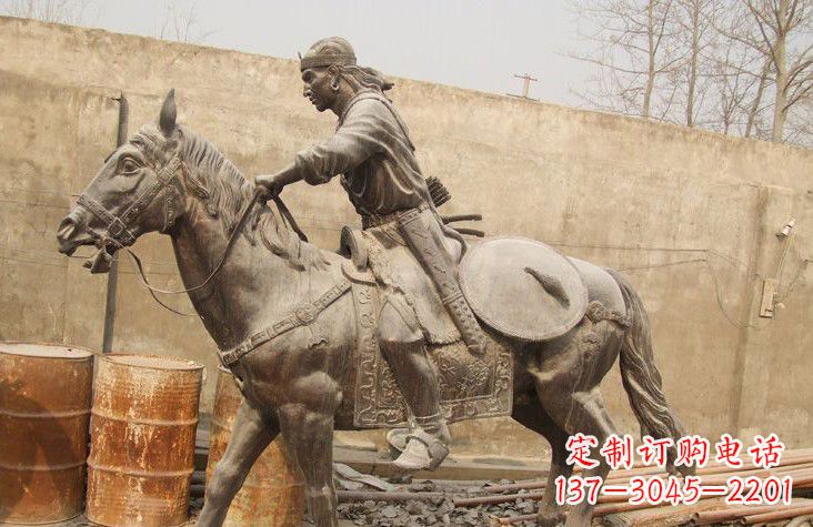 开封古代战马铜雕塑,为您定制灵动雄壮的艺术品
