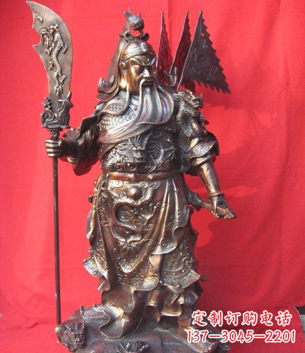 开封中领雕塑:以关公雕塑打造您的定制之作